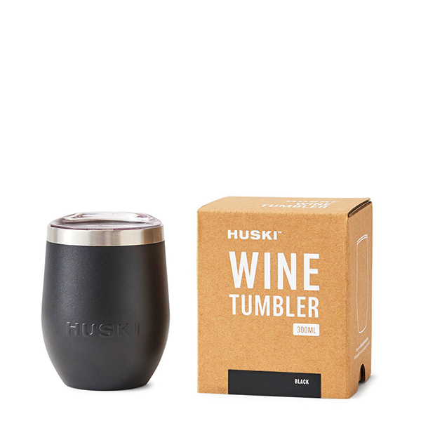 Huski Wine Tumbler | 300ml Colour – Black