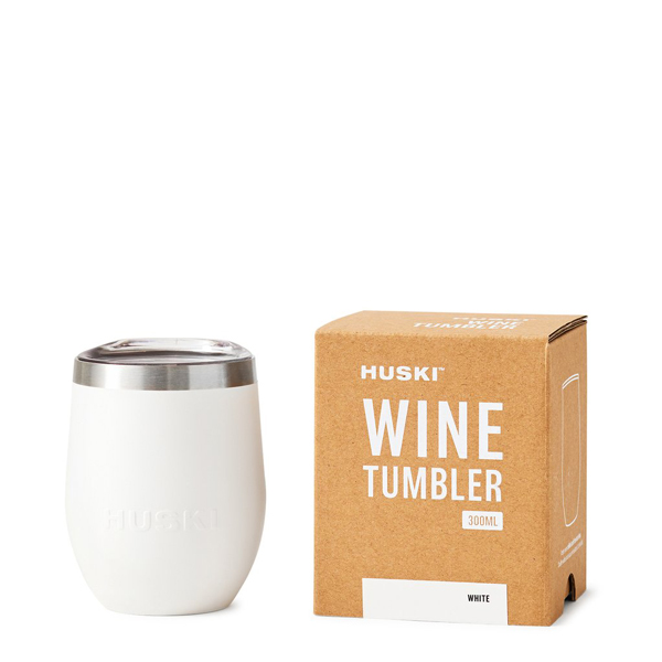 Huski Wine Tumbler | 300ml Colour – White